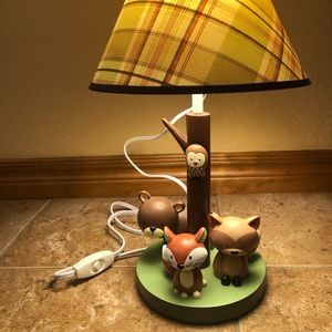 Children’s Forest Animals Lamp